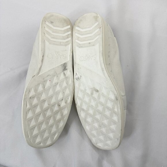 Sarto Quinn Mesh Lace-Up Sneakers‎ Shoes White Size 8 - Picture 11 of 12